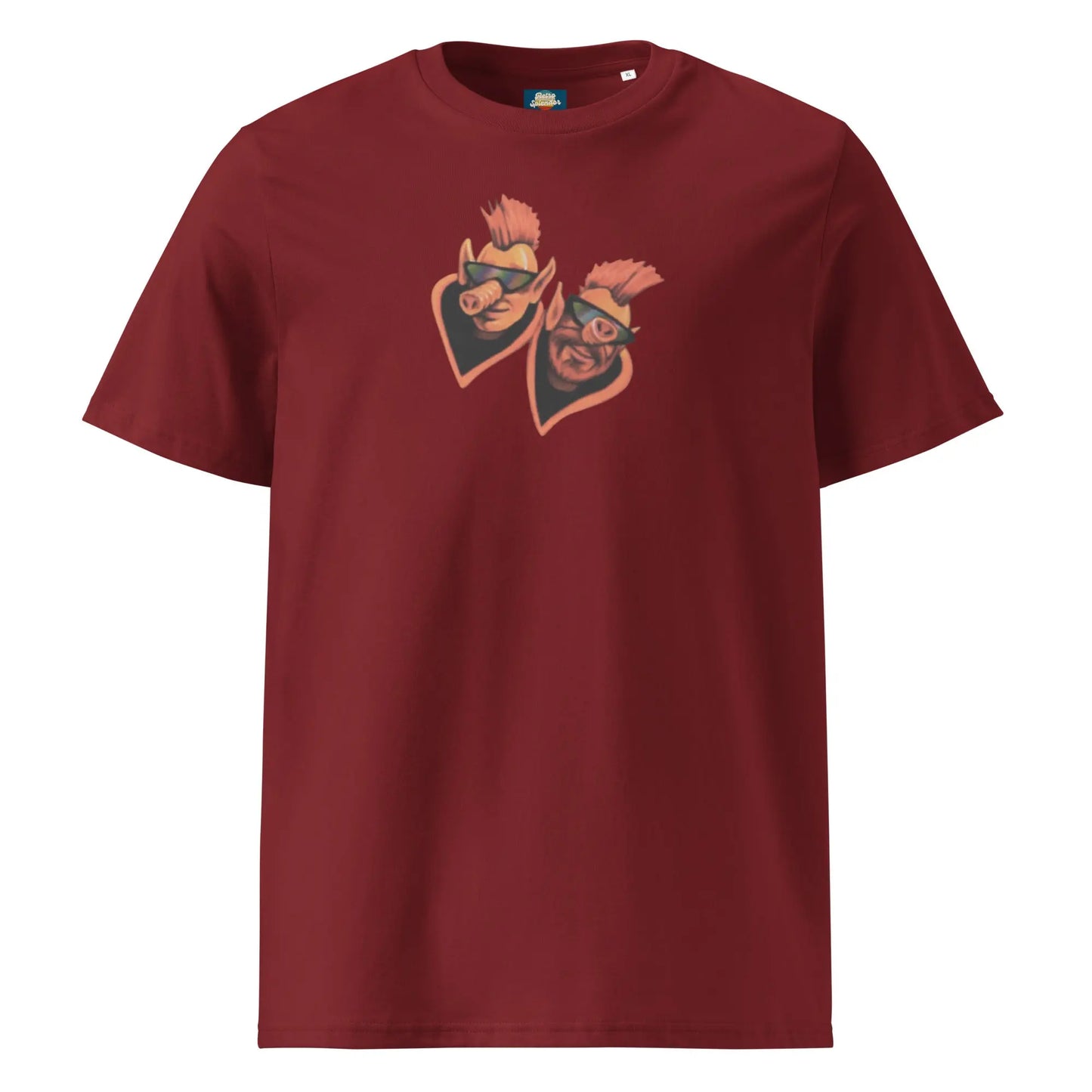 Two Guys From Andromeda - Unisex organic ribbed neck t-shirt by Stanley/Stella Tags: 80s, gaming, graphic tee, Printful, retro, space quest, two guys from andromeda, vintage vibe RetroSplendor Apparel