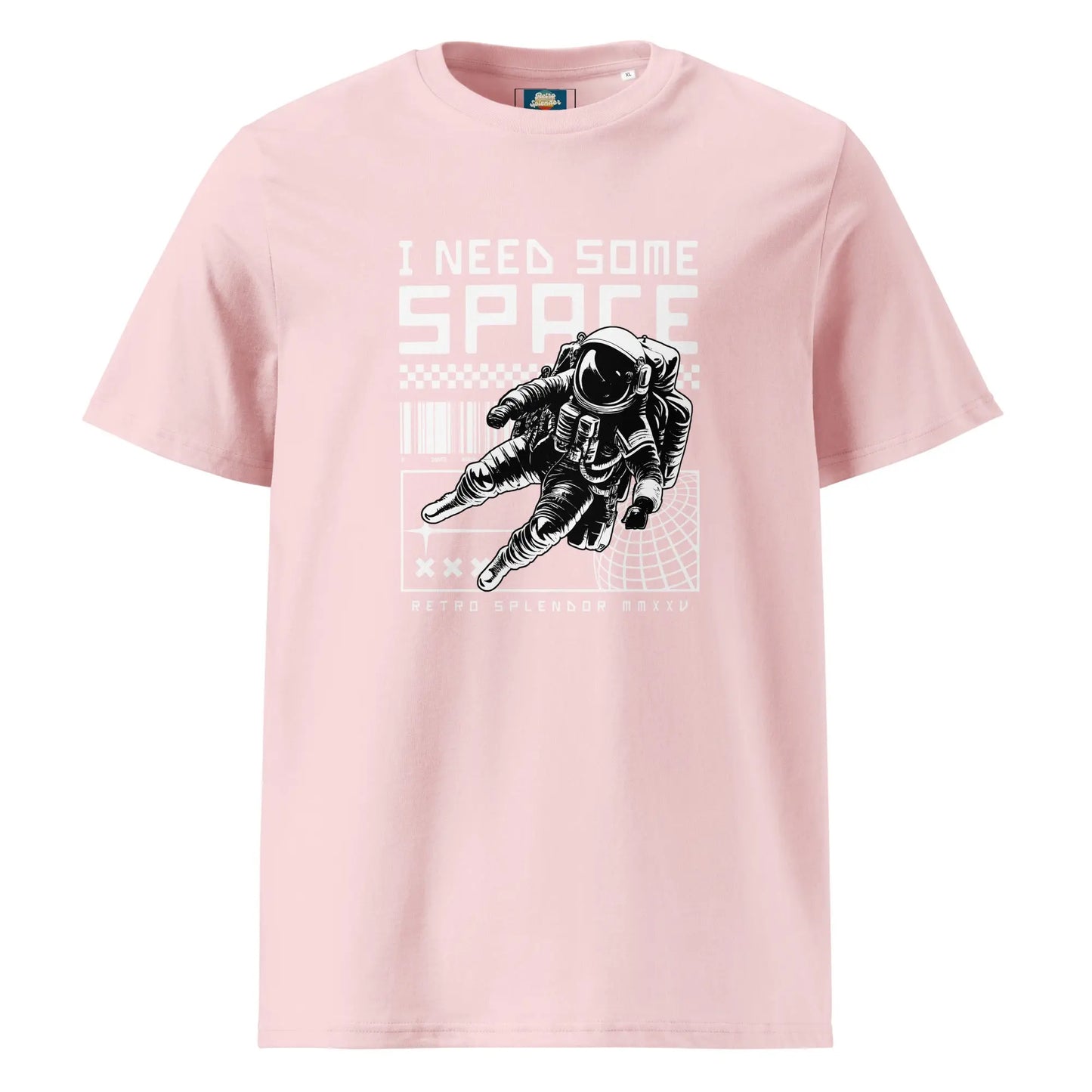 I Need Some Space - Unisex organic ribbed neck t-shirt by Stanley/Stella Tags: astronaut, cool, graphic, men, original, Printful, retro, space, tee, unisex, vintage, women, Y2k RetroSplendor Apparel