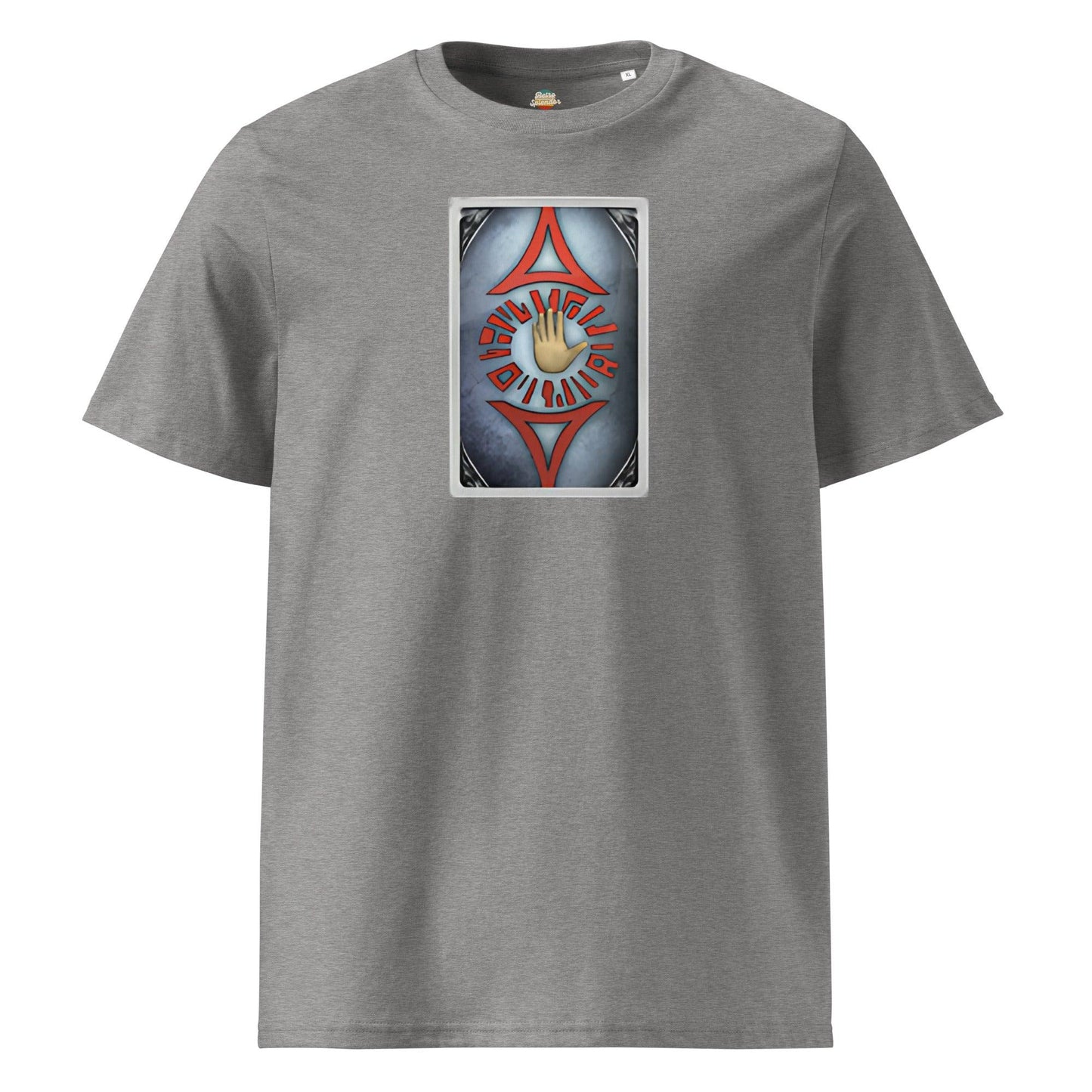 EQ Monk - organic ribbed neck t-shirt - Retro Splendor