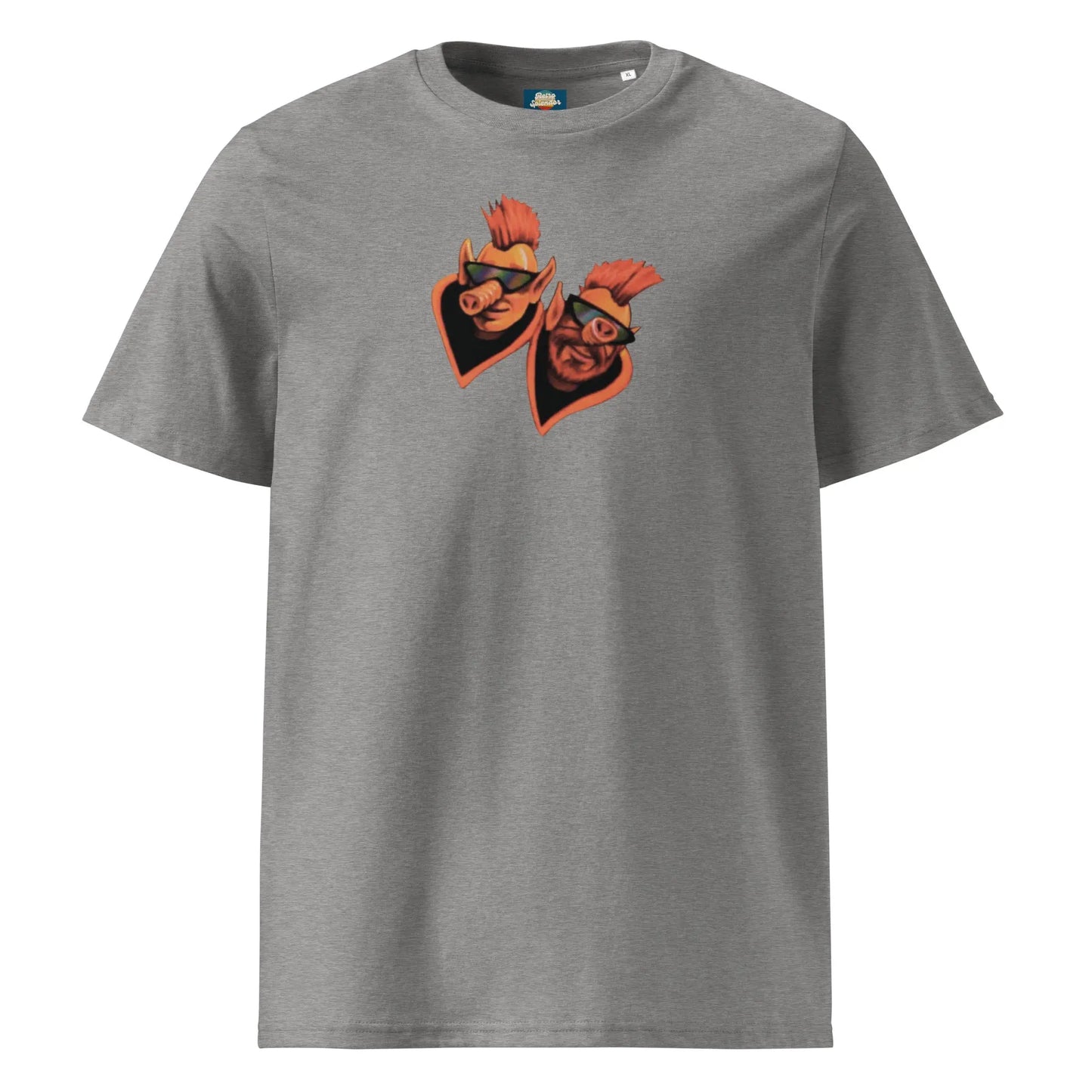 Two Guys From Andromeda - Unisex organic ribbed neck t-shirt by Stanley/Stella Tags: 80s, gaming, graphic tee, Printful, retro, space quest, two guys from andromeda, vintage vibe RetroSplendor Apparel