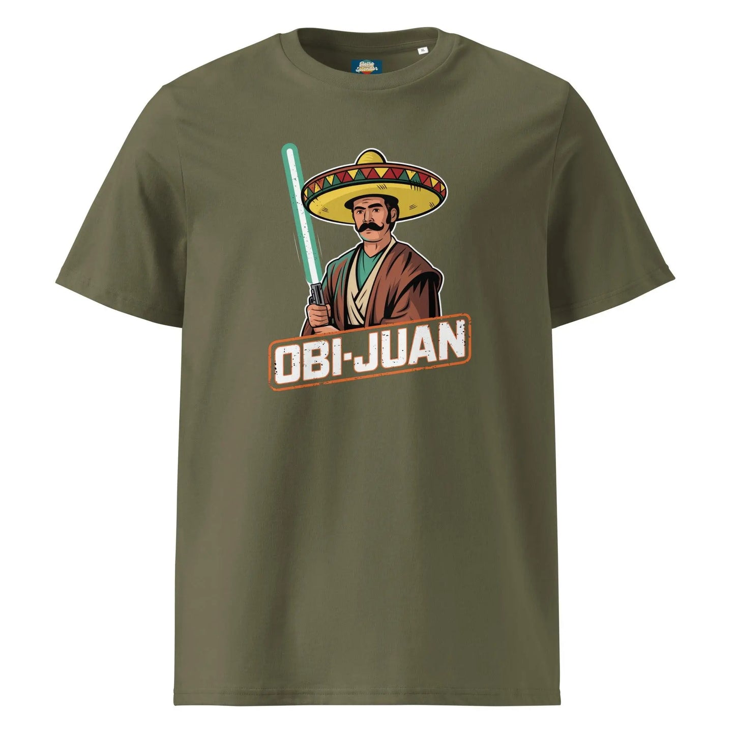 Obi Juan Shirt - Organic Ribbed Neck T-Shirt by Stanley/Stella Tags: eco-friendly apparel, obi juan shirt, organic clothing, ribbed neck t-shirt, sustainable fashion RetroSplendor Apparel