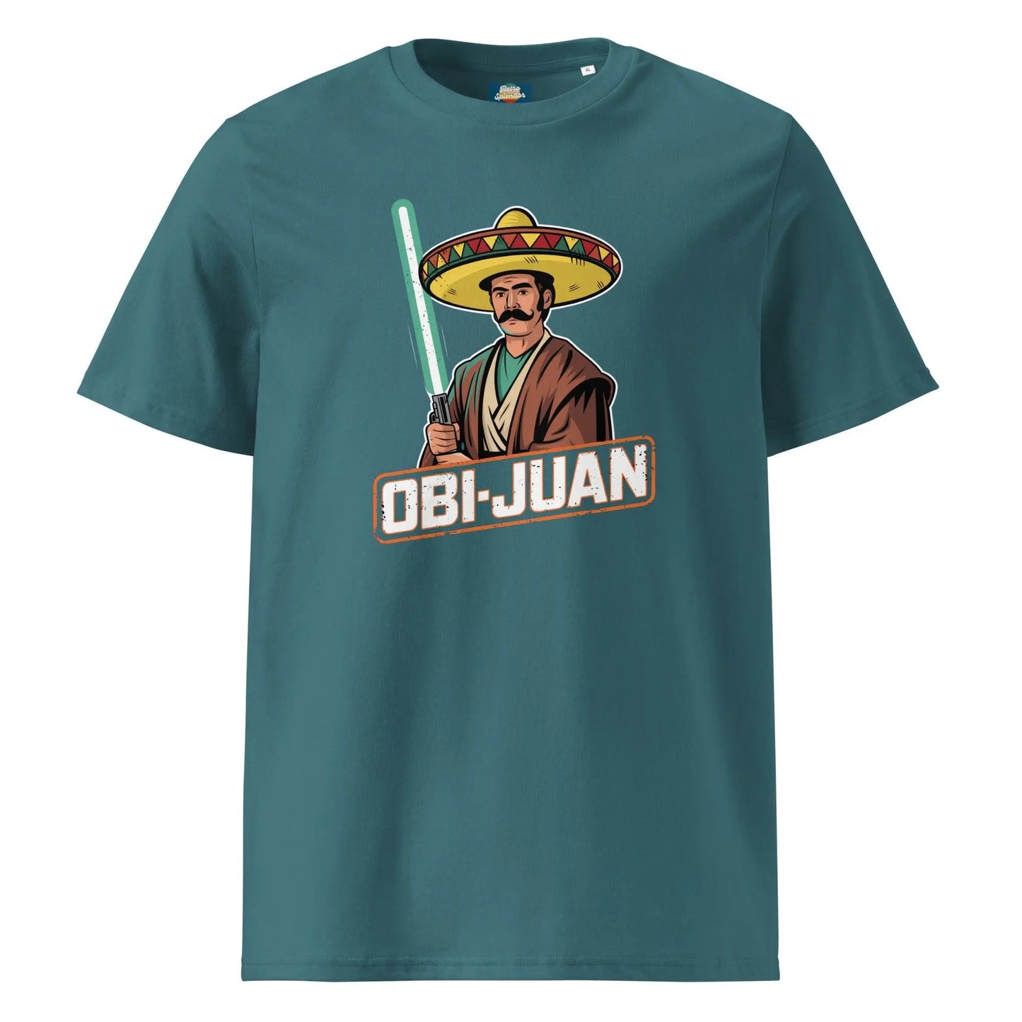 Obi Juan Shirt - Organic Ribbed Neck T-Shirt by Stanley/Stella Tags: eco-friendly apparel, obi juan shirt, organic clothing, ribbed neck t-shirt, sustainable fashion RetroSplendor Apparel