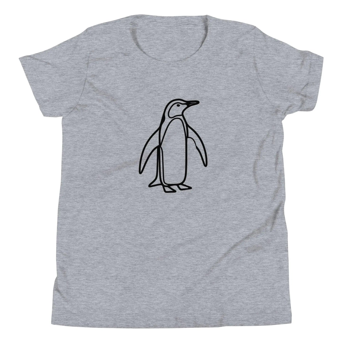 Minimalist Penguin - Youth Short Sleeve T-Shirt – Kids T-Shirt by Bella + Canvas Tags: art, kids, minimalist, original, penguin, retro, vintage RetroSplendor Apparel