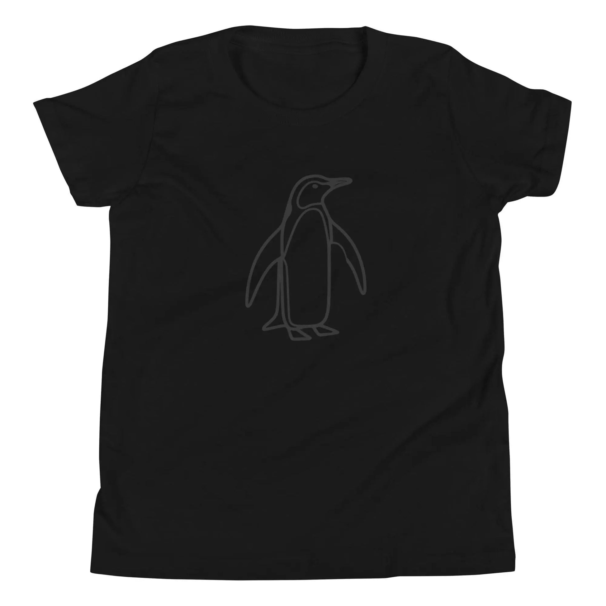 Minimalist Penguin - Youth Short Sleeve T-Shirt – Kids T-Shirt by Bella + Canvas Tags: art, kids, minimalist, original, penguin, retro, vintage RetroSplendor Apparel
