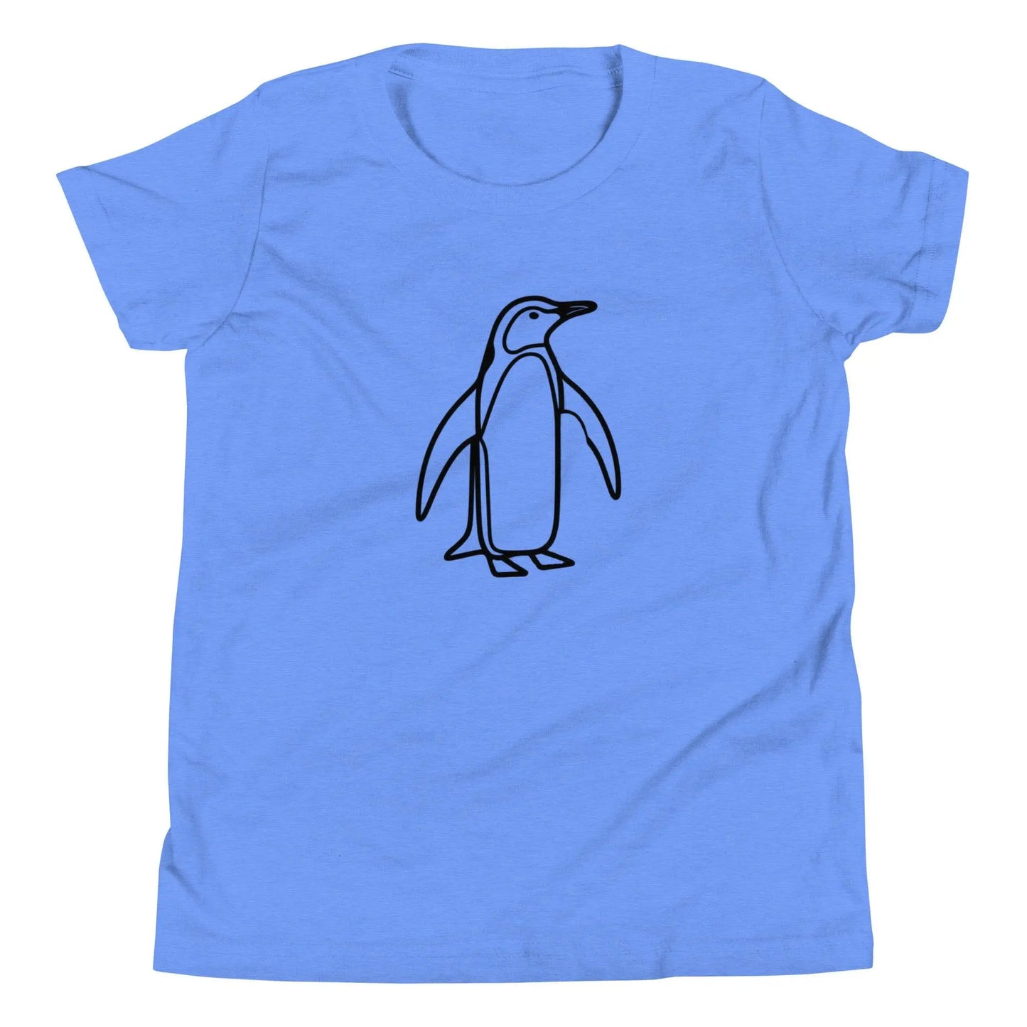 Minimalist Penguin - Youth Short Sleeve T-Shirt – Kids T-Shirt by Bella + Canvas Tags: art, kids, minimalist, original, penguin, retro, vintage RetroSplendor Apparel