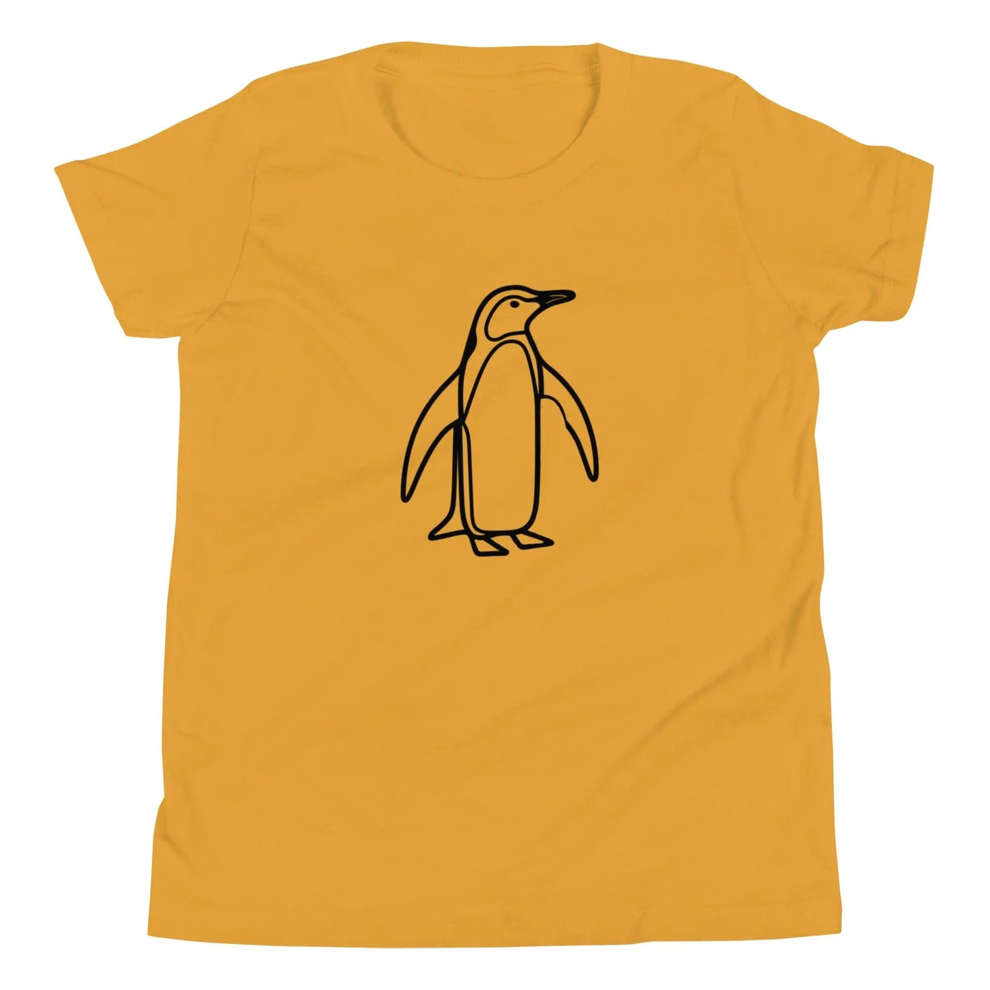 Minimalist Penguin - Youth Short Sleeve T-Shirt – Kids T-Shirt by Bella + Canvas Tags: art, kids, minimalist, original, penguin, retro, vintage RetroSplendor Apparel