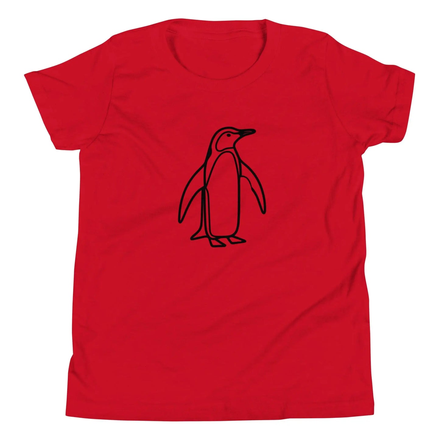Minimalist Penguin - Youth Short Sleeve T-Shirt – Kids T-Shirt by Bella + Canvas Tags: art, kids, minimalist, original, penguin, retro, vintage RetroSplendor Apparel